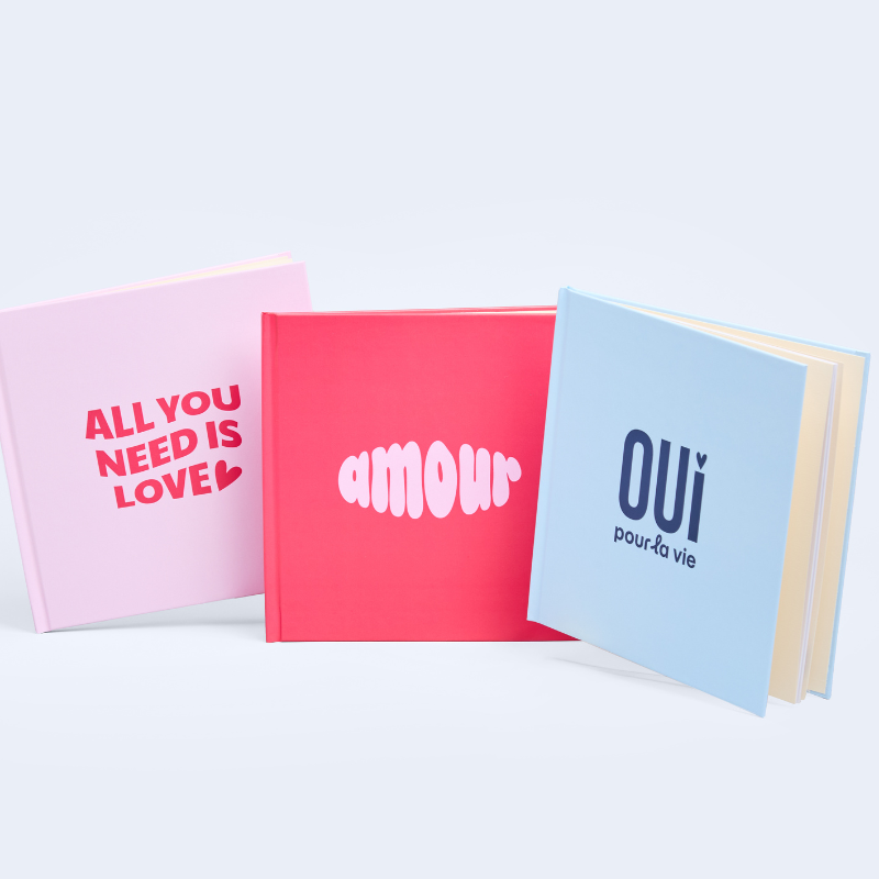 Love Photo Album 21x21 – 16 customizable covers | Cheerz